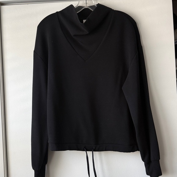 VARLEY DoubleSoft Betsy Sweatshirt Cowlneck in Black (Size XS) - Picture 3 of 11